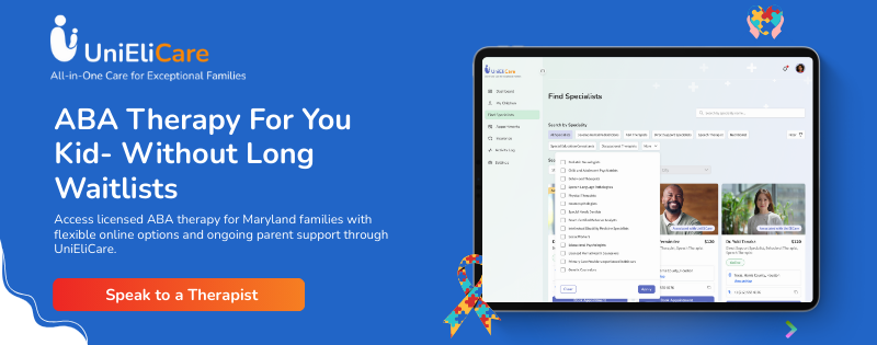 ABA therapy near me in Maryland without waitlist
